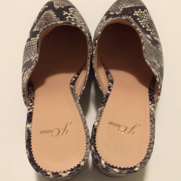 J. CREW Mules Heel Sneaker Print Sz 8 1/2 - Picture 2 of 11